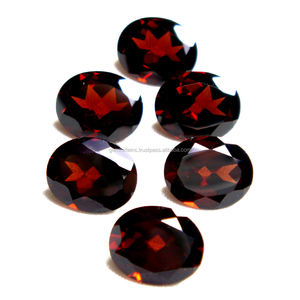 Piedra preciosa de corte facetado suelta plana de pera ovalada cuadrada de rojo granate natural a los mejores precios de fábrica proveedor de Fabricante a granel - Product Image 4