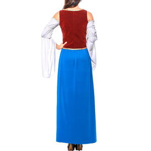 Vestido de mujer largo Dirndl, conjunto de 3 Franziska en azul/negro con blusa/Dirndl personalizado/Vestido Dirndl alemán - Product Image 4
