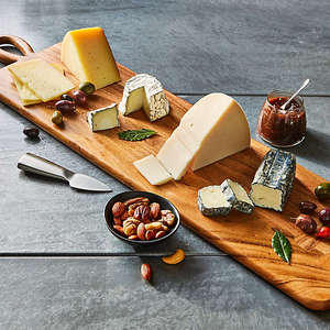 Plateau de service en bois d'acacia avec poignées Grand plateau en bois pour petit-déjeuner ottoman au lit Plateau rectangulaire décoratif pour le salon - Product Image 2