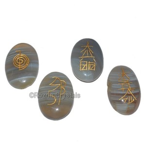 With Good Quality of Best Quality Banded agate reiki set : Best Quality Banded agate reiki set For Sale - Product Image 1