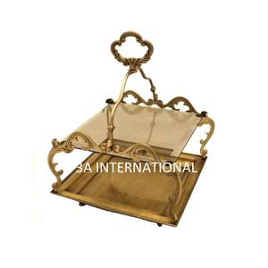 Support à fruits décoratif, bols en métal de qualité supérieure, finition dorée tendance, service à fruits secs classique, décoration de table - Product Image 5