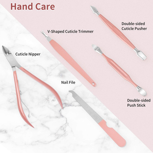 Wholesale <b>Manicure</b> & Pedicure Set 12 Pcs Stainless Steel Beauty Instruments <b>Kit</b> With Private Label - Product Image 3