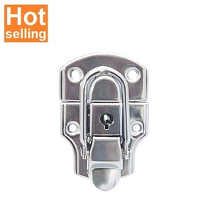 Good Quality Steel <b>Lock</b> Buckle Latch HC256 with Key Plated Nickel <b>Lock</b> Hardware for Metal <b>Tool</b> <b>Box</b> case Cheap Price <b>Locks</b> - Product Image 1