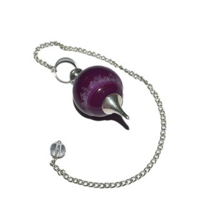 Mayorista de rosa oscuro ágata bola péndulos: rosa oscuro de pelota de los péndulos para venta - Product Image 1