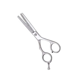 Ciseaux amincissants de cheveux de Salon professionnel en acier inoxydable de haute qualité 440c lame unique avec ciseaux de coiffeur à pointe pointue - Product Image 1