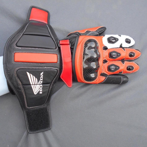 Gants de moto unisexes en cuir, pour course, écran tactile, protection complète des doigts, imperméables, coupe-vent, respirants, séchage rapide - Product Image 5