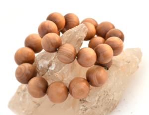 Perles de bois de santal bouddhistes tibétaines, chaîne de prière, perles de bois durables pour la pratique spirituelle, perles en vrac pour la fabrication de bijoux - Product Image 1