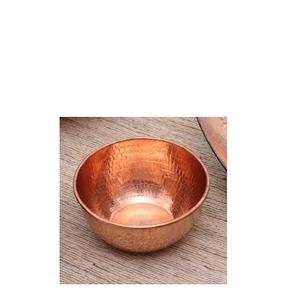 Tazón de Cobre 100% Puro para Servir Alimentos, Tazón de Cobre Hecho a Mano para Servir Alimentos, Utensilios de Cobre al por Mayor a Precio Económico - Product Image 5