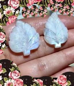 อัญมณีธรรมชาติแกะสลักหน้าพระจันทร์ลาบราดอไรต์เครื่องประดับฤดูร้อนแบบหลายระดับสำหรับของขวัญวันคริสต์มาส - Product Image 2