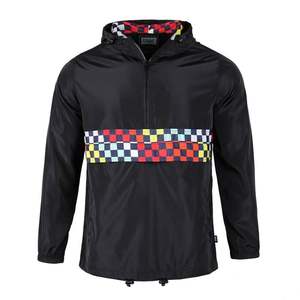 เสื้อกันลมกันน้ำน้ำหนักเบาของผู้ชายสำหรับฤดูใบไม้ร่วงซิปด้านหน้าเป็นมิตรกับสิ่งแวดล้อม - Product Image 1