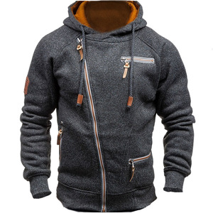 Sweat-shirts à fermeture éclair pour hommes, de qualité supérieure, couleur personnalisée, nouveau design, élégants, à la mode, prix bas, USA - Product Image 3