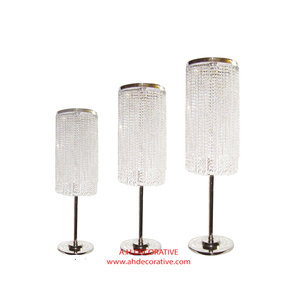 Portavelas votivo redondo para decoraciones de mesa Portavelas hecho a mano de cristal recién llegado para decoración de bodas - Product Image 3