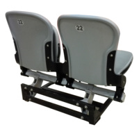 Siège de stade en métal JUYI BLM-4708, prix d'usine, tribune rétractable en plastique, tribune portable CE, siège de stade OEM