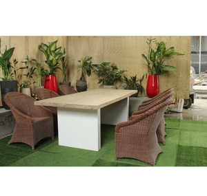 Multi-Functional <b>Square</b> Dining Coffee <b>Table</b> Steel and Wood Living Room Furniture Round Pattern for Home Use - Product Image 1