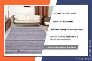 Qualité d'exportation Tapis en laine et coton à texture brodée à la main les plus vendus à un prix raisonnable - Product Image 6