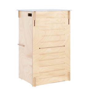 Scrivania personalizzabile per fiera commerciale portatile in legno compensato modulare e scaffali per le forniture del supermercato - Product Image 4