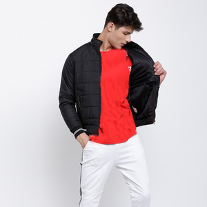 Veste bomber en coton épais rembourrée de polyester imperméable à capuche pour homme, style décontracté pour l'hiver, disponible en prix de gros - Product Image 4