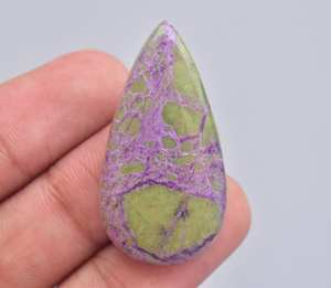 Purpurite-cabujones de piedras preciosas, cabujones de purpurita con serpentina, cabujones de piedras preciosas sueltas - Product Image 3
