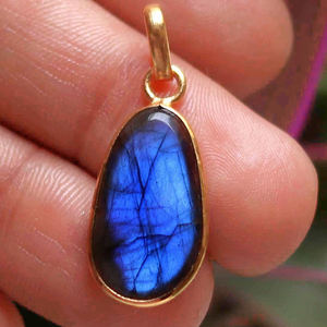 12mm Plaqué Or Lunette Ouverte Oeil de Tigre Pendentif Pendentif Religieux Chrétien en Argent Sterling pour Filles et Garçons - Product Image 5