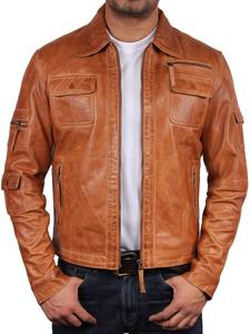 2024 Pakistan <b>Sheep</b> <b>Skin</b> Motorcycle Leather <b>Jacket</b> for Men Cheap Winter Waterproof Windproof - Product Image 6