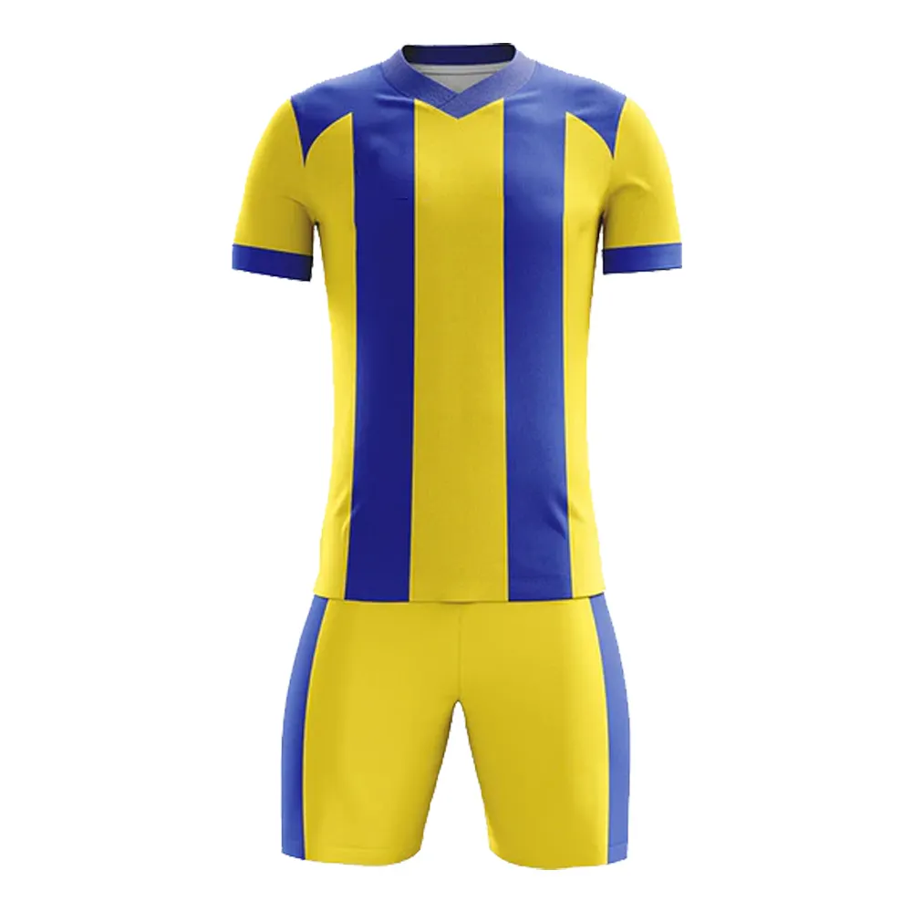 Voetbal Uniform Met Set Sublimatie Sportkleding Groothandel Custom Voetbal Jersey Voor Mannen Voetbal Shirt Pak Jersey Voetbal Slijtage