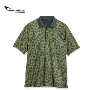 Camisa de Golf para Hombre, 100% Algodón, Anti-Pilling, Secado Rápido, Transpirable, Cierre de Botones, Manga Corta, Tejido Sólido Informal - Product Image 5