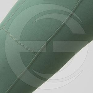 Mallas de Yoga elásticas de cintura alta para mujer, leggings de yoga con logotipo personalizado, duraderas, de talla grande, nuevo estilo - Product Image 4