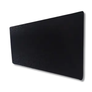 Encimera de piedra de cuarzo Artificial, superficie de vidrio negro para encimera de cocina