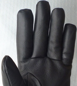 Hommes conduite cerf gants vie quotidienne confortable laine doublé cuir véritable noir uni hiver acrylique personnalisé printemps Style UK - Product Image 5