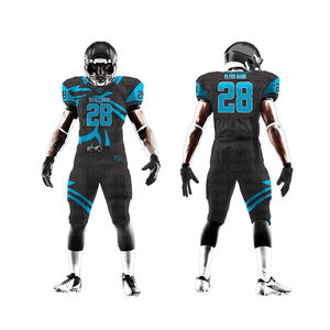 BLUE BLACK DEAL PACKAGE Uniforme de football américain Vêtements de sport CLUB TEAM WEAR de haute qualité 2025 - Product Image 2
