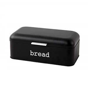 BLACK DECOR BREAD BOX