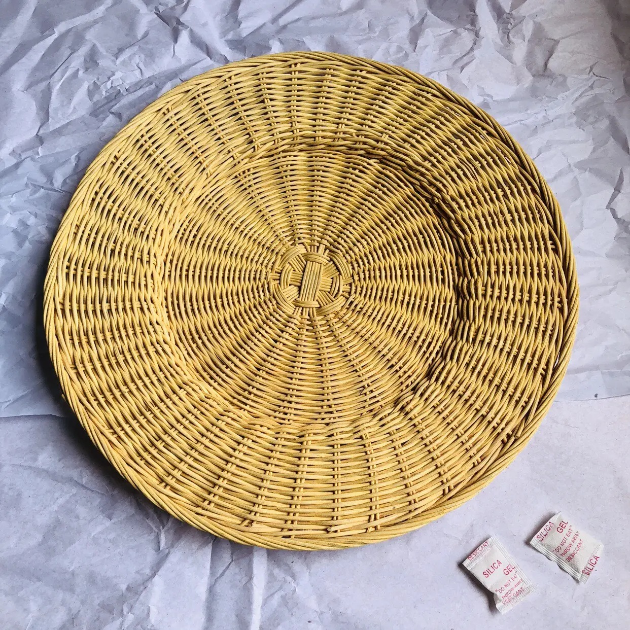 Cheapest Handwoven Wicker charger plates wedding decoration/dishes decorative plate/dinnerware sets