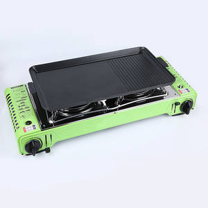 Cuisinière à kérosène, wok, plaque de cuisson portable 2 en 1, camping, cuisinière à gaz à 2 brûleurs avec <span class=keywords><strong>allumage</strong></span> électronique 3KW - Product Image 5