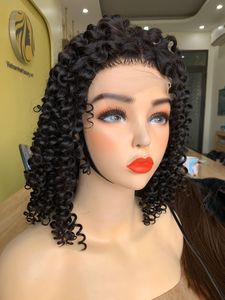 Deep curl <b>Wig</b> <b>Human</b> Hair Transparent Extension Straight High Density Customize Colors <b>Wig</b> - Product Image 2