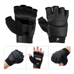 Gants MMA personnalisables en cuir pour adultes fabriqués avec votre propre logo pour les arts martiaux et la boxe - Product Image 2