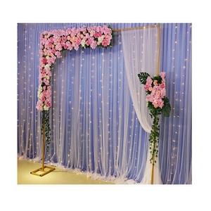 Toile de fond de scène de mariage, design simple, forme personnalisée, grande taille, toile de fond d'événement en fer forgé en provenance d'Inde - Product Image 1