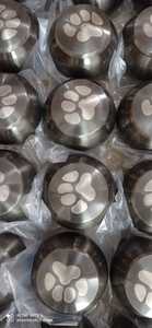 Cremación de pata de Mascota, suministros funerarios de urna funeraria, de latón, antracita, color gris, India - Product Image 4