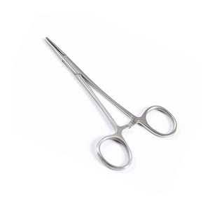 Pinza hemostática antimosquitos, recta, hecha de acero inoxidable de calidad de grado alemán - Product Image 1