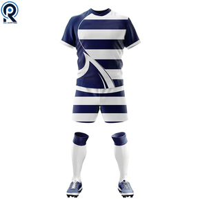 Uniformes de Rugby Sublimados Personalizados de Primera Calidad, Conjuntos Deportivos con Logotipo Personalizado, Uniforme Deportivo de Rugby 100% Poliéster - Product Image 4