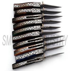 Lote de mezcla de 10 personalizado hecho a mano Damasco plegable bolsillo cuchillos (smk1216) - Product Image 3