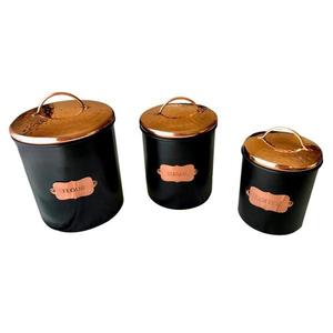 Storage <b>Jar</b> Plated and Painted <b>Cookies</b> Pots and Container Metal Design - Product Image 1