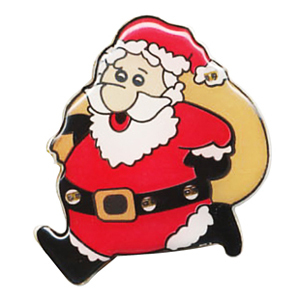 Bán Buôn Phim Hoạt Hình Thiết Kế Dễ Thương Nhấp Nháy Giáng Sinh Light Up LED Trâm Pins - Product Image 6