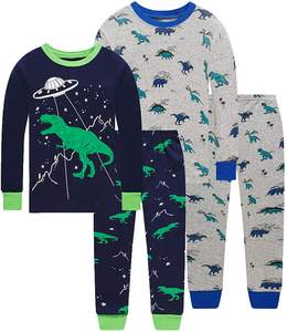 Pyjama Dessin Animé pour Enfant 100% Coton Grande Taille Prix d'Usine, Vêtement de Nuit Confortable 2 Pièces en Provenance du Bangladesh - Product Image 1