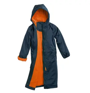 Kid'd Swim Parka Coat fleece lining waterproof swim parka Custom Color Adult & Youth fleece Lining Swim Parka rain coat