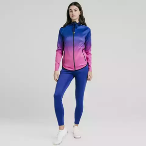 Survêtement d'hiver à capuche zippé pour femme XL/XXXL Sublimation en polyester à séchage rapide Costume de jogging respirant Logo personnalisable pour - Product Image 3