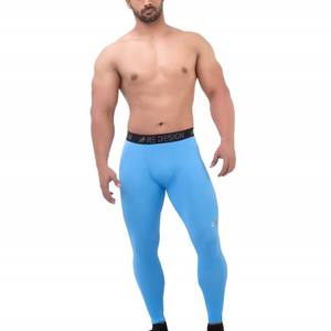 Leggings de sport OEM taille haute respirants et anti-transpiration pour hommes – Leggings de compression haute élasticité pour la gym - Product Image 1