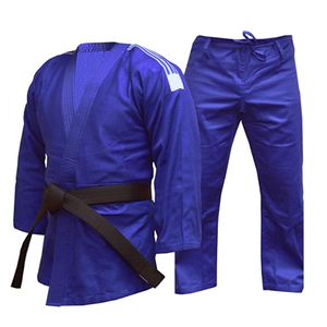 Dernière mode, nouveau design, uniforme de judo blanc et violet, unisexe, couleur/taille personnalisée, haute qualité, spandex/polyester/coton - Product Image 5