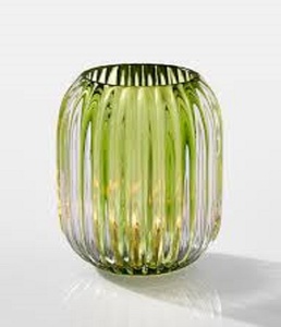 Round and long shape Glass <b>Tealight</b> Votive Candle <b>Holder</b> with Metal Frame Diwali Decorations Items for Home and Diwali - Product Image 1