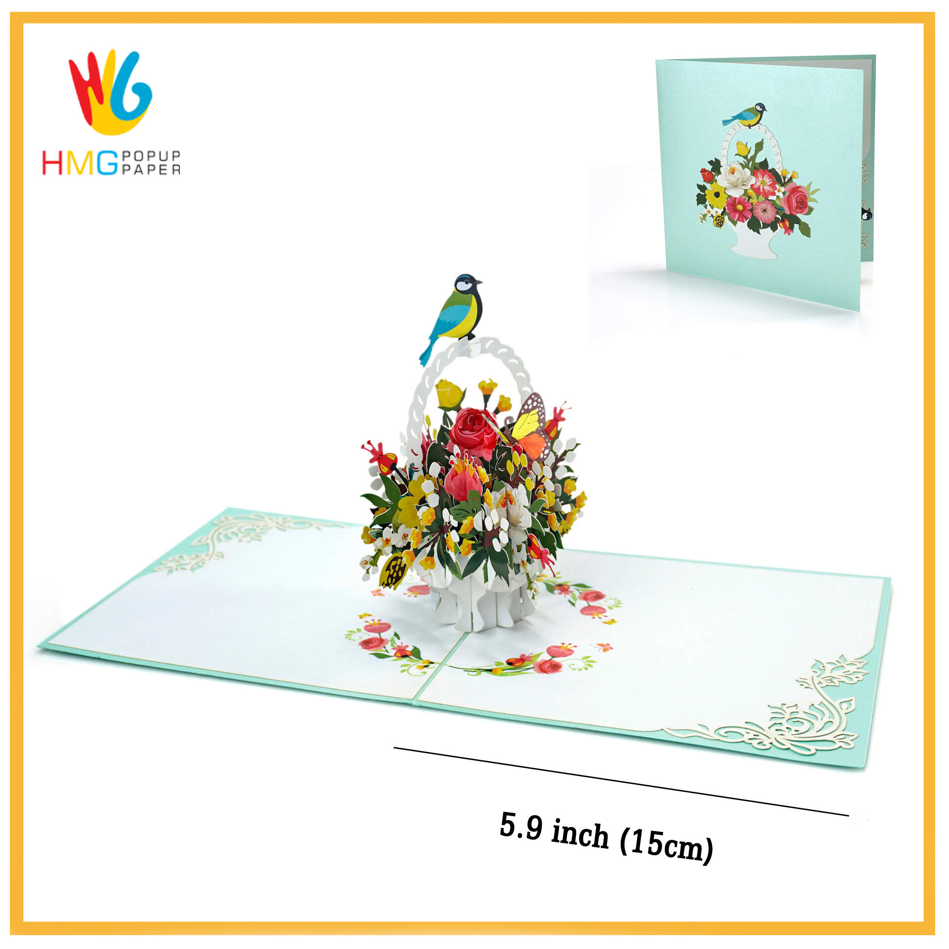 5.9 x 5.9 inch (15x15cm)