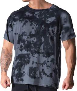Vente en gros 100% coton T-shirt surdimensionné vintage pour hommes en microfibre avec logo personnalisé Streetwear motif solide - Product Image 4